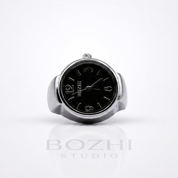 BOZHI Lumen – Minimalistisk Watch Ring i Rostfritt Stål