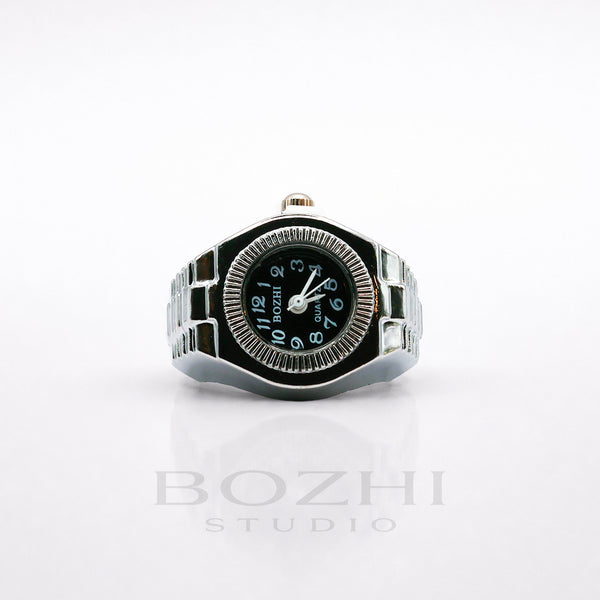 BOZHI Polar – Minimalistisk Watch Ring i Rostfritt Stål