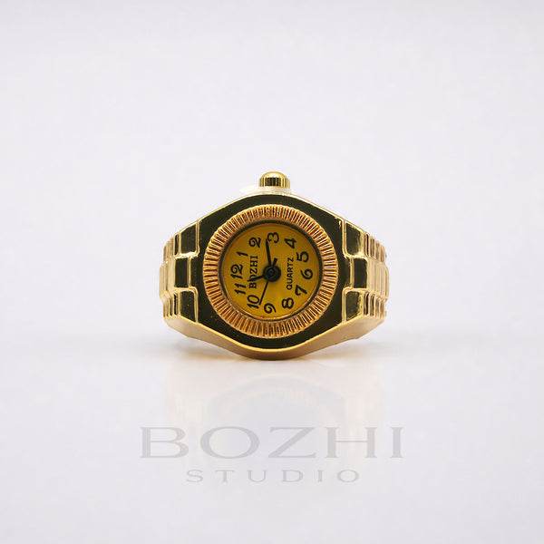BOZHI Polar – Minimalistisk Watch Ring i Rostfritt Stål