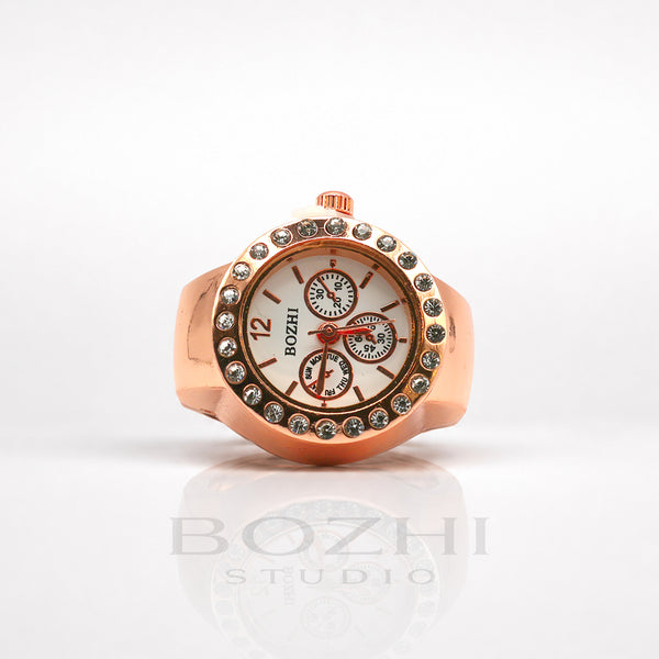 BOZHI Nord – Minimalistisk Watch Ring i Rostfritt Stål