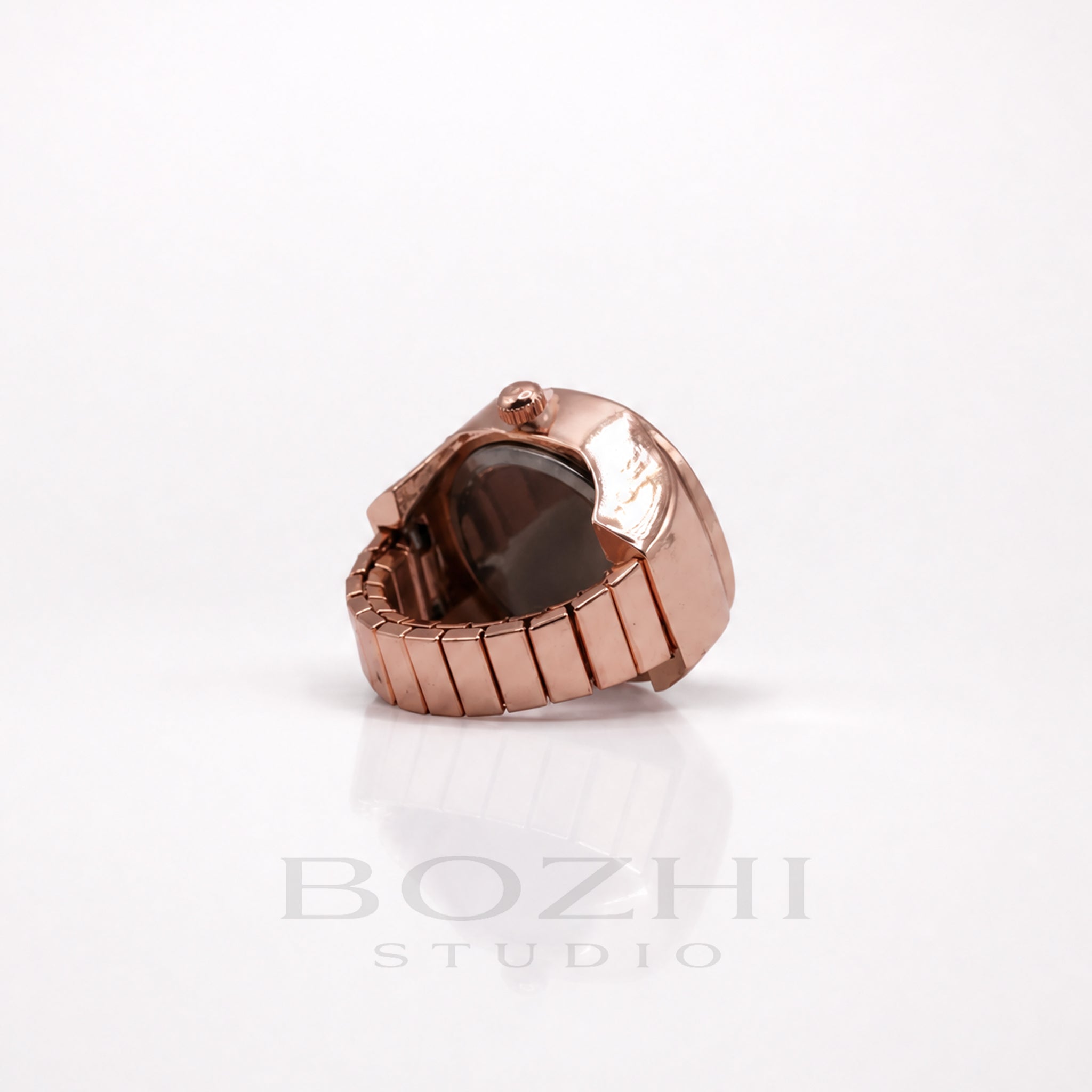 BOZHI Fjord – Minimalistisk Watch Ring i Rostfritt Stål