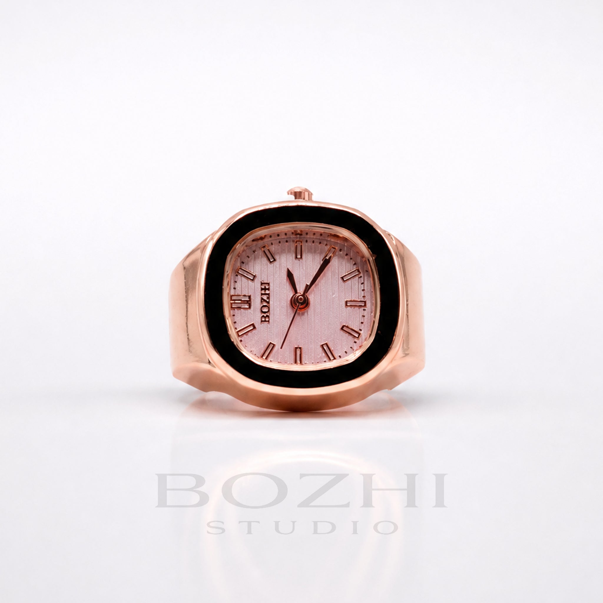 BOZHI Fjord – Minimalistisk Watch Ring i Rostfritt Stål