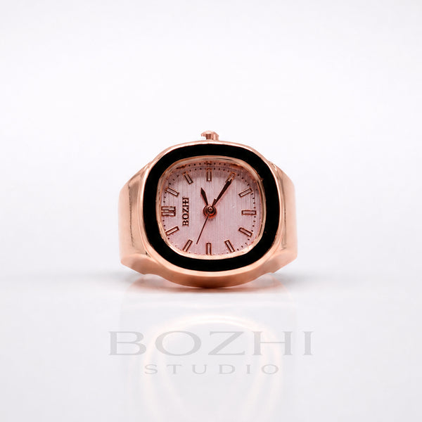 BOZHI Fjord – Minimalistisk Watch Ring i Rostfritt Stål