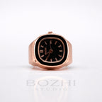 BOZHI Fjord – Minimalistisk Watch Ring i Rostfritt Stål