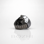 BOZHI Gryning – Minimalistisk Watch Ring i Rostfritt Stål