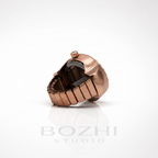 BOZHI Gryning – Minimalistisk Watch Ring i Rostfritt Stål