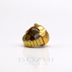 BOZHI Gryning – Minimalistisk Watch Ring i Rostfritt Stål